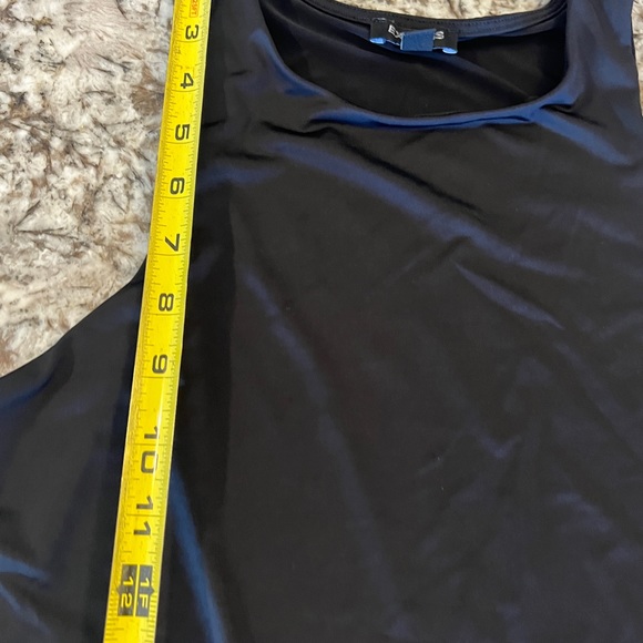 L M EXPRESS Black BODYSUIT Sculpting NWOT Spandex Top Womens Spring Summer Shirt - Picture 14 of 16